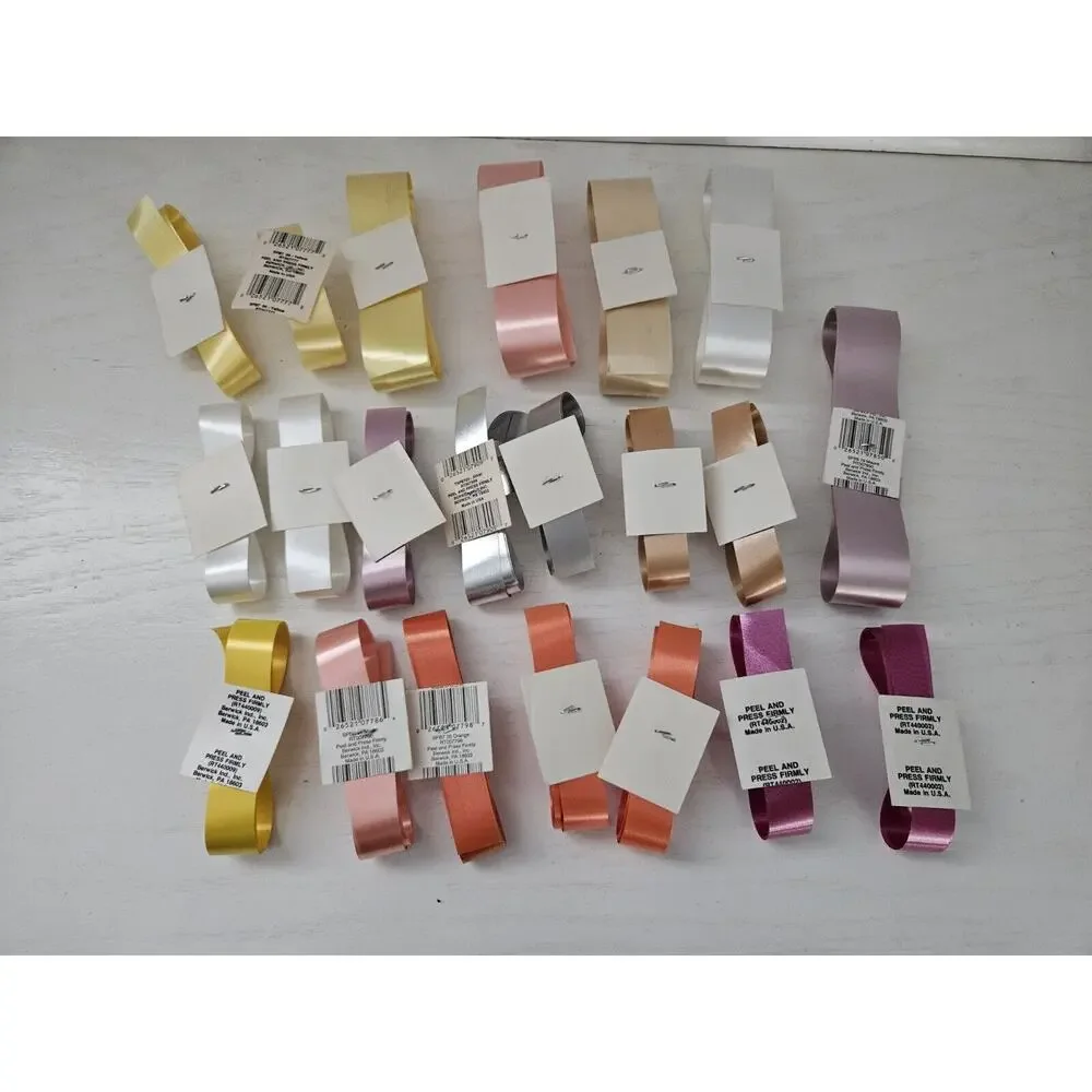 Ribbon Bows Craft Supplies Scrapbooking Embellishments‎ Gift Wrapping Multi